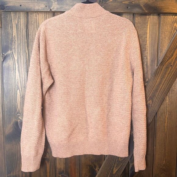 Billy Reid Tan Zip Up Sweater - Picture 2 of 3